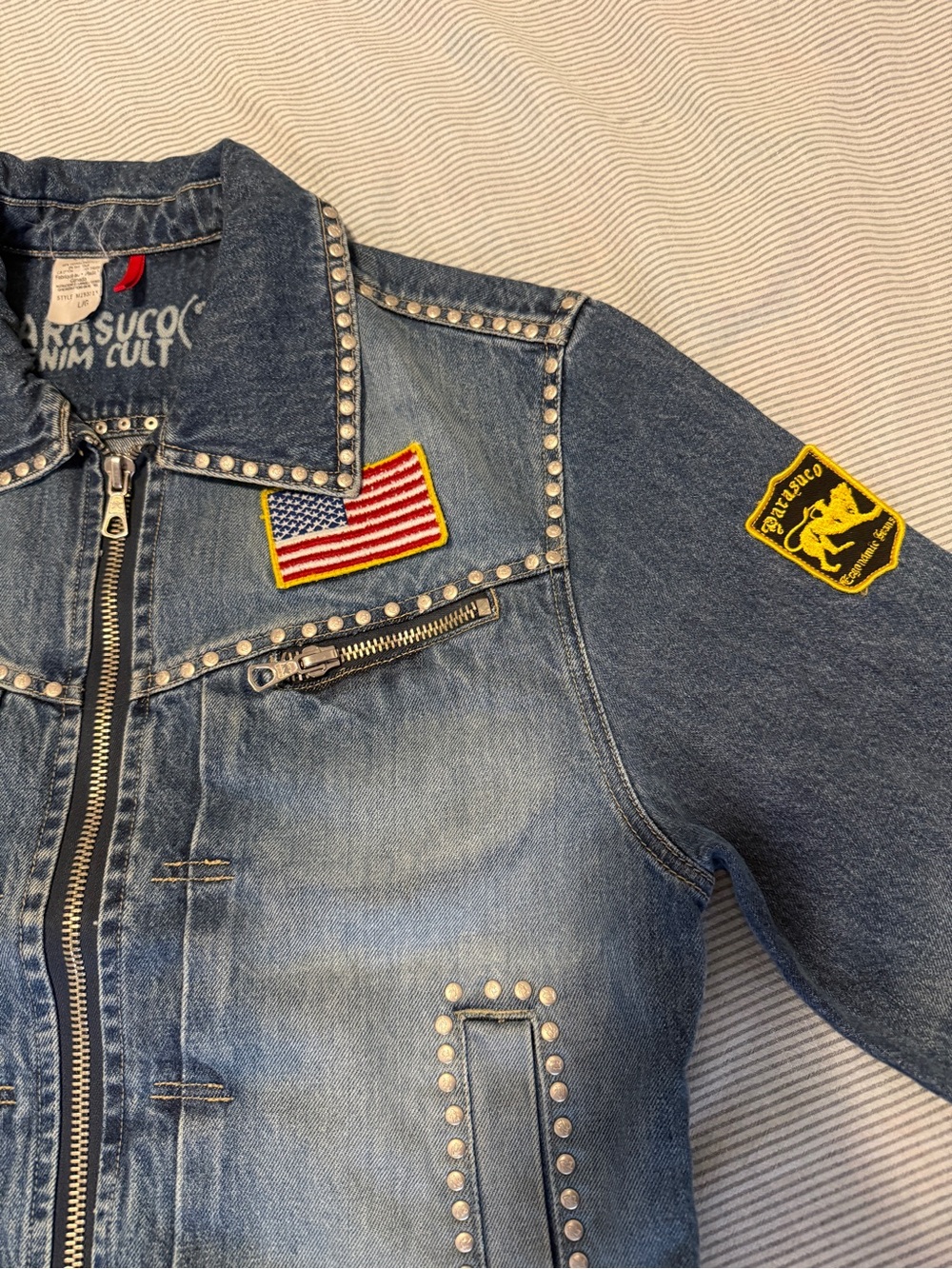 AUTHENTIC Vintage Parasuco Denim Jacket - Picture 3 of 8